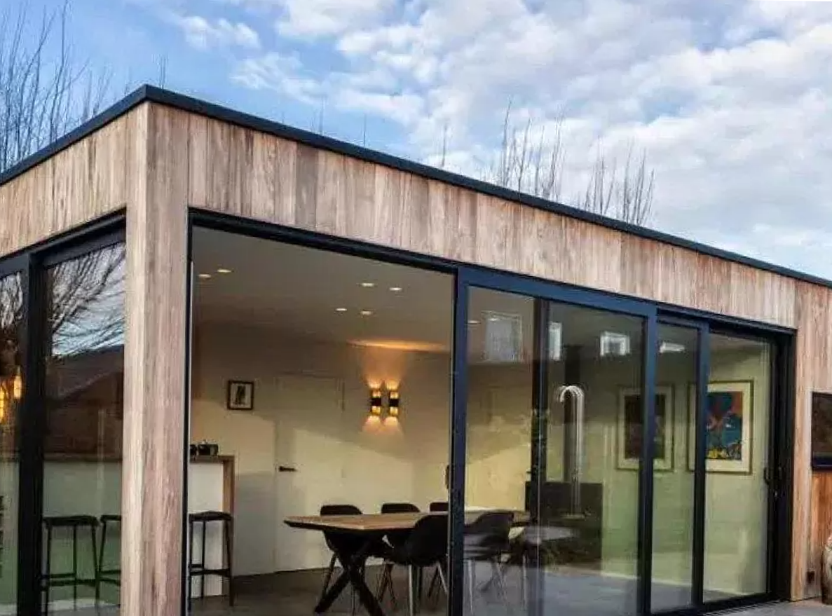 Французское остекление беседки